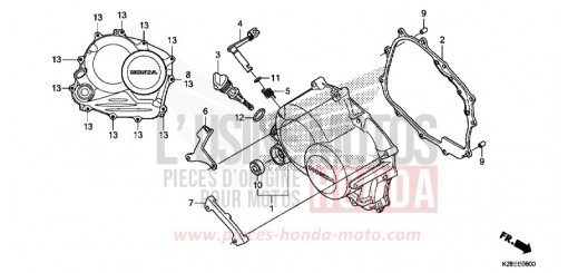 PANNEAU CARTER-MOTEUR D. CRF125FP de 2023